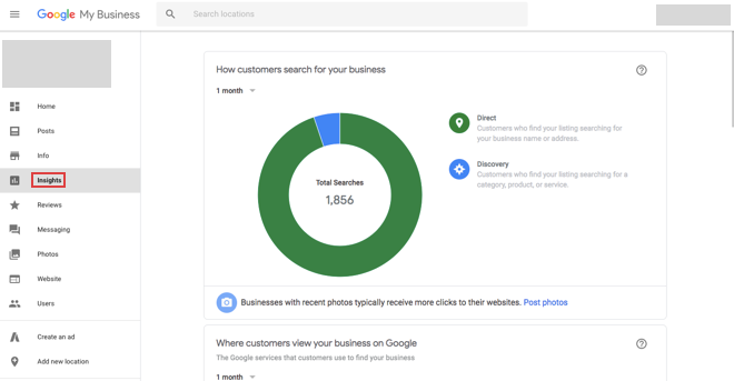 Google My Business Insights: