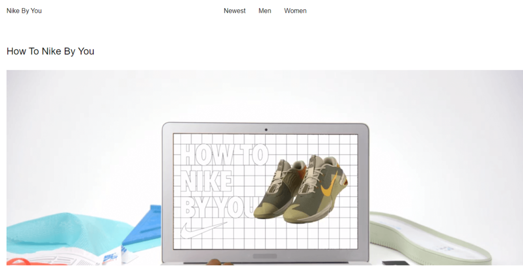 Screenshots or mock-ups of Nike and HubSpot’s AI-generated content to illustrate AI’s impact on engagement and production efficiency.