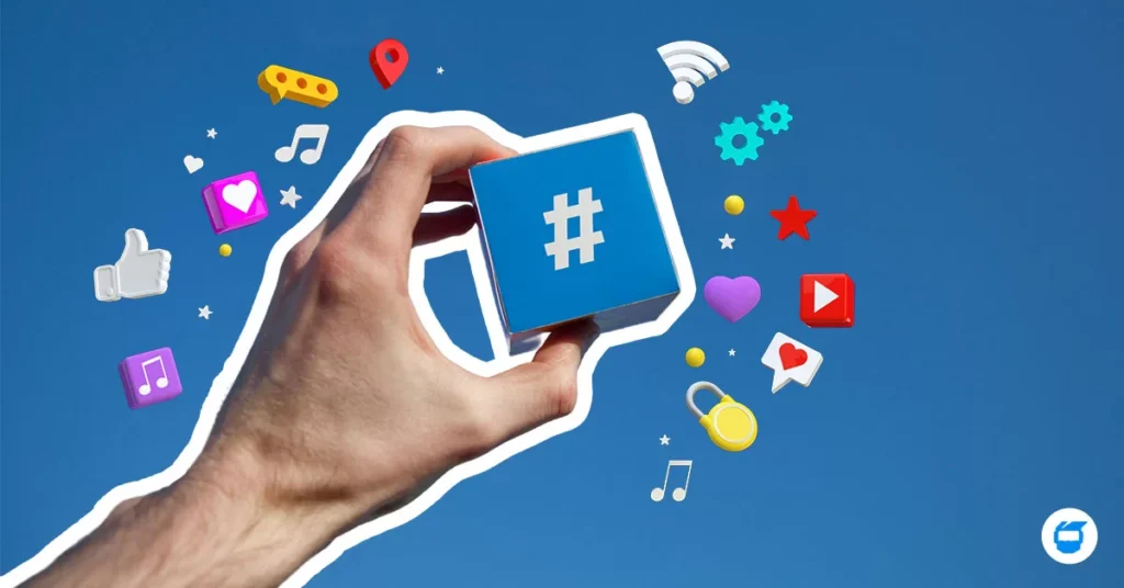 Examples of branded hashtags in action, showing diverse user posts under a popular brand hashtag.