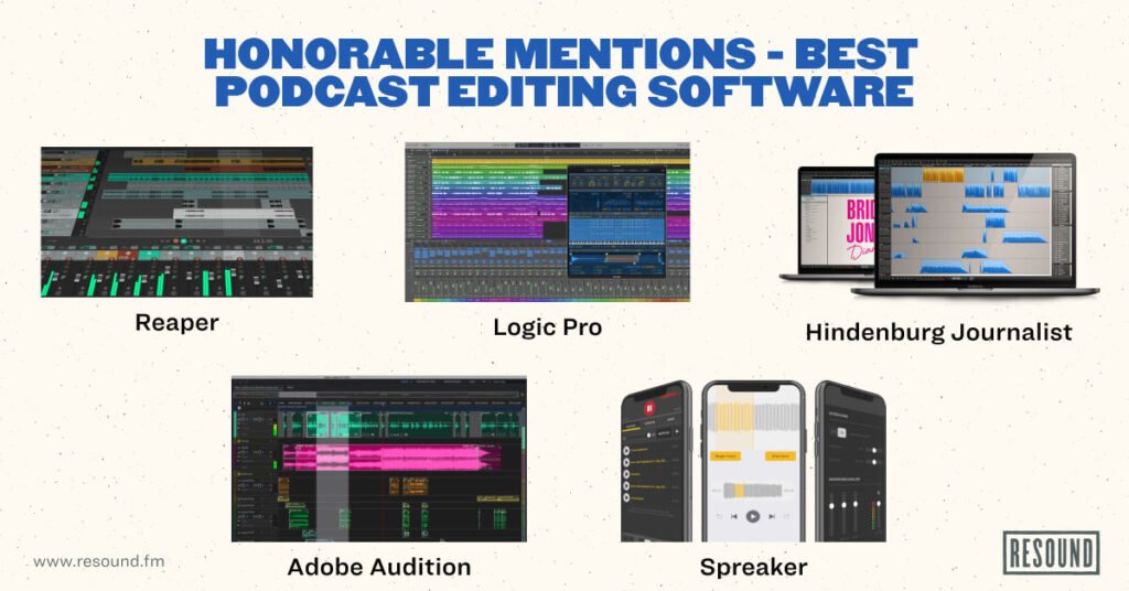 Suggested Software for Editing Podcasts