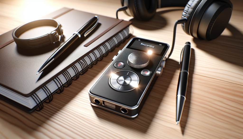 Portable Recorder Perfect for recording interviews or episodes on the go.