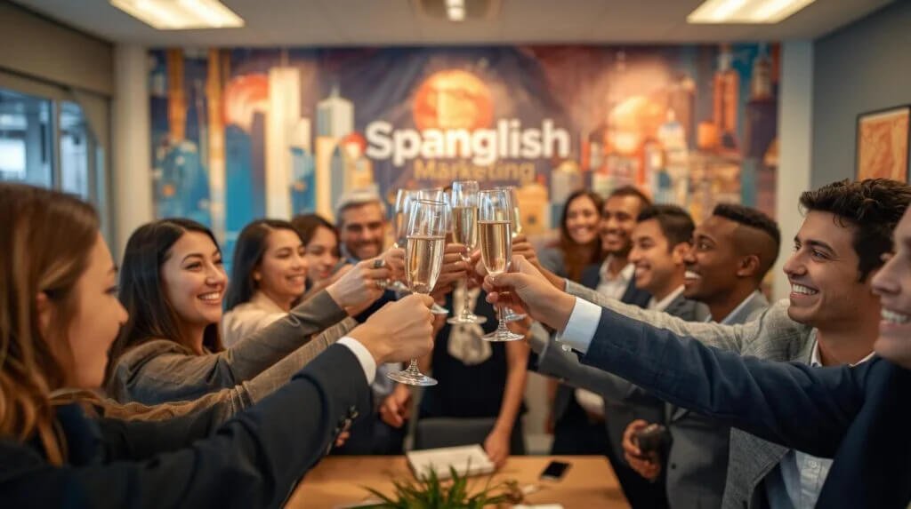 Social Peak Media: Celebrating a Spanglish marketing big win in a Spanish-language digital marketing campaign.